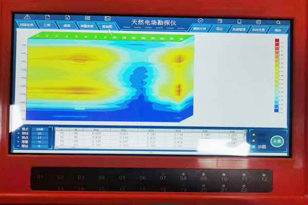 打井找水仪测量图